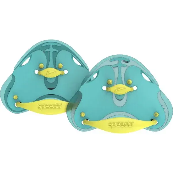 Speedo BIOFUSE FINGER PADDLE AU Univerzálne plavecké pomôcky na ruky, tyrkysová, veľkosť
