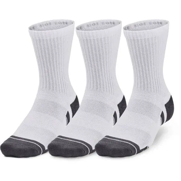Under Armour PERFORMANCE  3P Unisex ponožky, bílá, velikost M