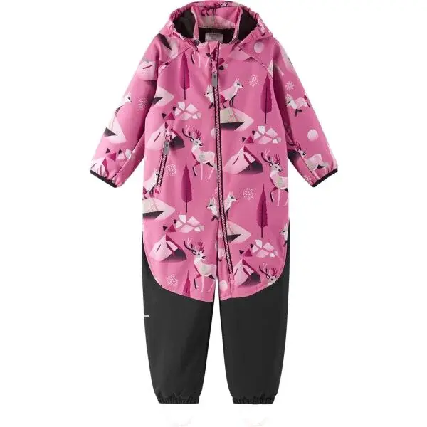 REIMA MJOSA Dětský softshellový overal, růžová, velikost