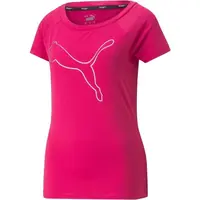 Puma TRAIN FAVORITE JERSEY CAT TEE Dámské triko, růžová, velikost
