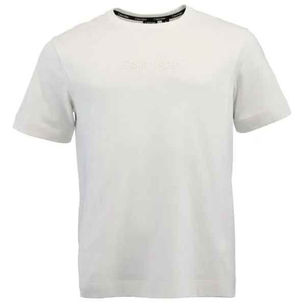 Calvin Klein ESSENTIALS PW S/S Pánské tričko, bílá, velikost