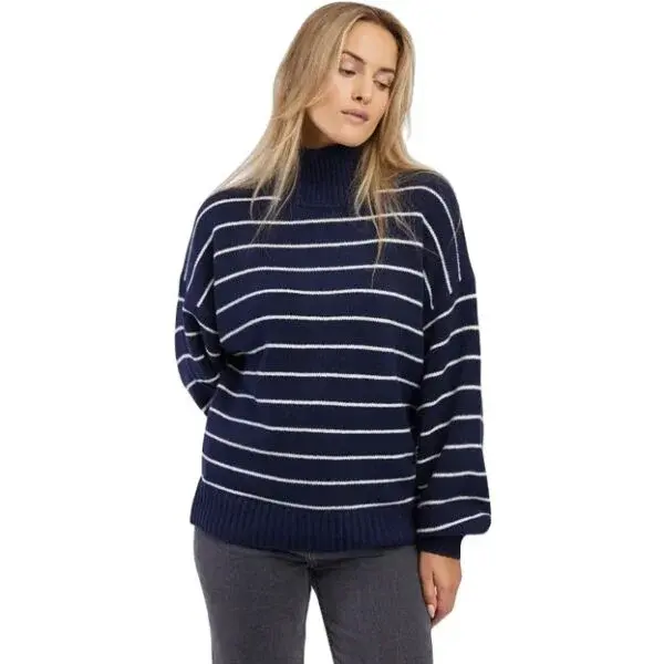GAP CASHSOFT MOCKNECK Dámský svetr, tmavě modrá, velikost