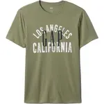 GAP V-CITY X CORP LOGO Pánské tričko, khaki, velikost