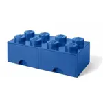 LEGO® úložný box 8 - se zásuvkami modrá 250 x 500 x 180 mm