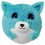 Nafukovací plyšový kamarád - Medvídek modrý 15cm