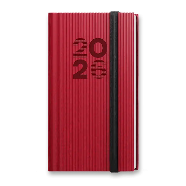 Kapesní diář Baloušek Vigo 2026 - červený