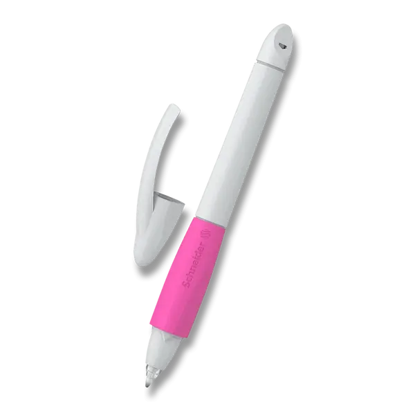 Bombičkový roller Schneider Base Ball - šedá/růžová