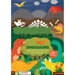Petit Collage Samolepky na opakované použití se scénou dinosaurů