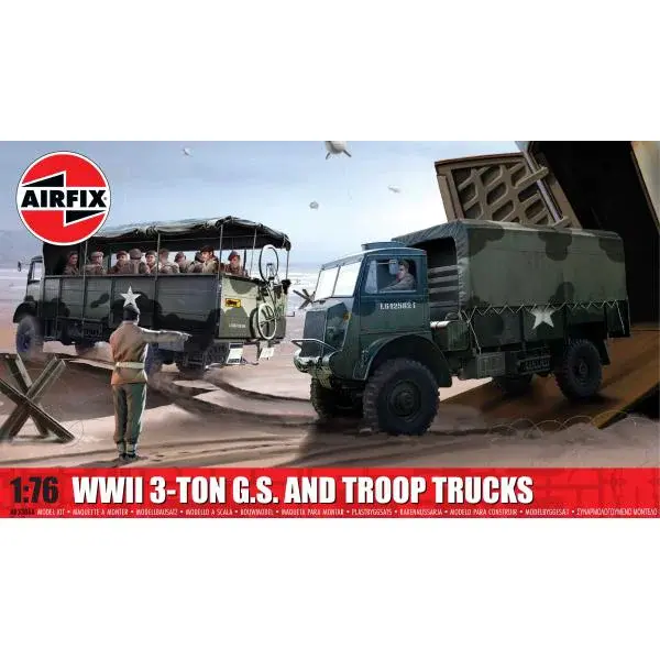 Classic Kit military A03306A - WWII 3-tunový 4x4 General Service & Troop Trucks (1:76)