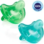 CHICCO Dudlík celosilikónový Physio Soft chlapec 2 ks, 6-16m