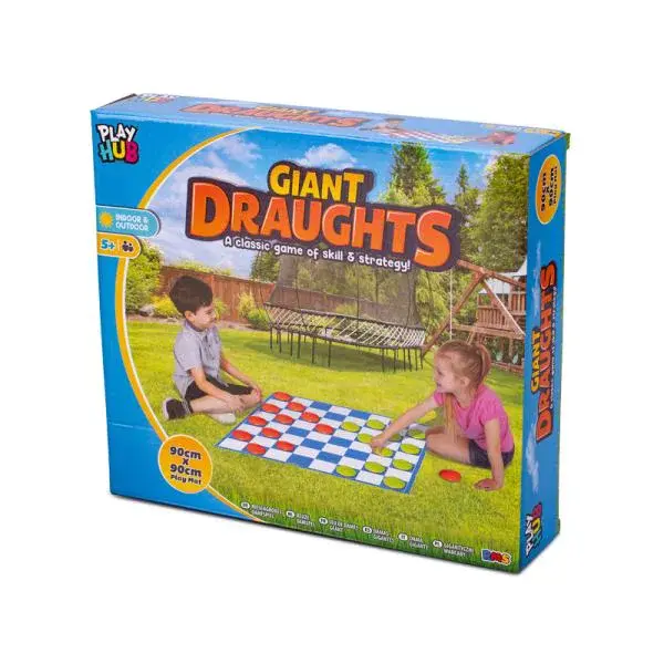 Dáma společenská hra 90x90cm v krabičce