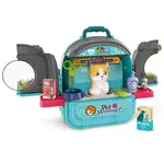 Zvířecí nemocnice v batohu Kočička 3v1 modrá