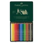 Pastelky Faber-Castell Polychromos plechová krabička, 24 barev