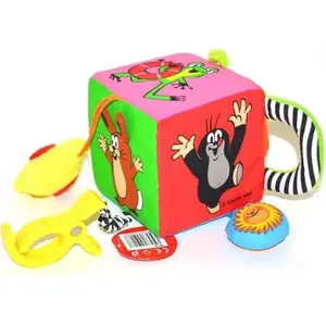 Textilní multi kostka Krtek