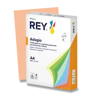 Barevný papír Rey Adagio, pastelový, 500 listů - lososový