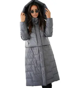 Pri Quilted 2-in-1 Insulated coat Can be worn as a jacket