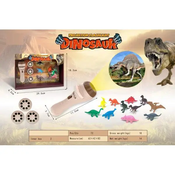 Projektor 24 snímků se zvířátky - Dino