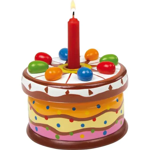 small foot Hrací skříňka narozeninový dort