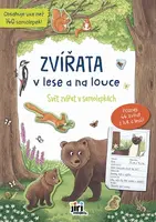 Svět zvířat v samolepkách Zvířata v lese a na louce
