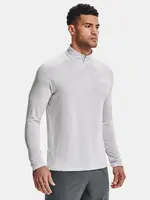 Svetlosivé športové tričko Under Armour UA Tech 2.0 1/2 Zip