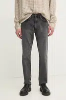 Džíny Levi's 502 TAPER pánské, šedá barva