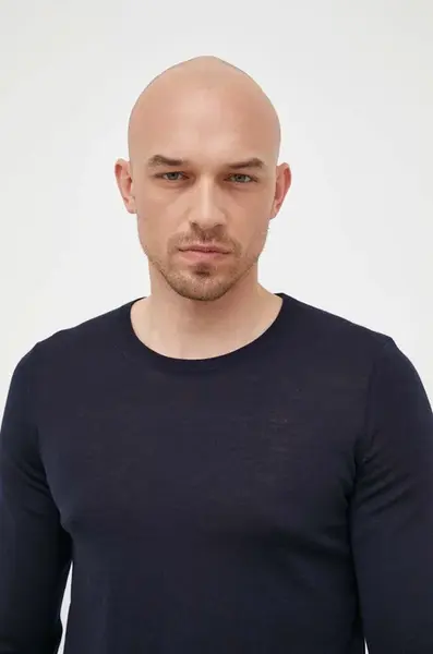 Vlněný svetr BOSS Leno-P