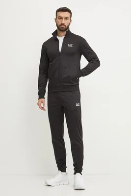 Tepláková souprava EA7 Emporio Armani černá barva, PJHCZ.8NPV65