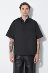 Košile Neil Barrett Loose Military Police Detail Short Sleeve Shirt