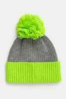 Čepice z vlněné směsi United Colors of Benetton zelená barva, 6LOWDA014