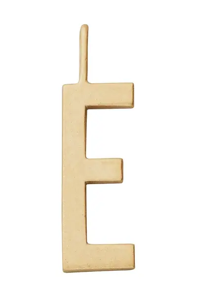 Pozlacený stříbrný přívěsek Design Letters