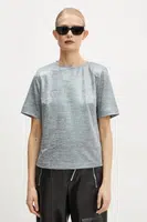 Tričko Guess SPERANZA modrá barva, W5RP10 KCN42