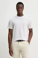 Bavlněné tričko Tommy Hilfiger bílá barva, MW0MW39251