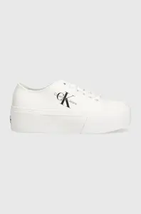 Tenisky Calvin Klein Jeans FLATFORM+ CUPSOLE LOW TXT