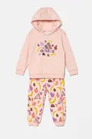Kojenecká tepláková souprava adidas I FRUIT FLOG růžová barva, JF4486