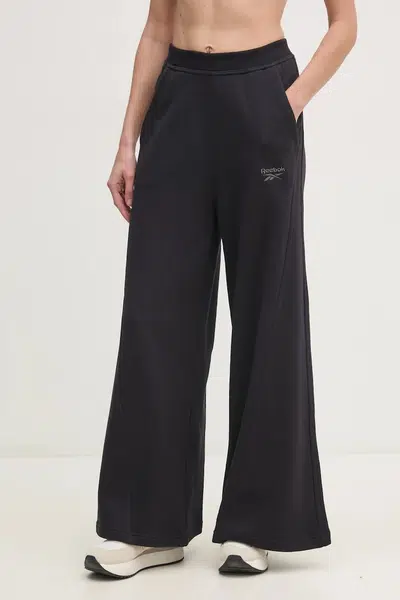 Bavlněné tepláky Reebok Classic černá barva, 100214071