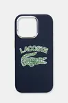Obal na telefon Lacoste iPhone 16 Pro 6.3 tmavomodrá barva, LCHMP16LUCRV