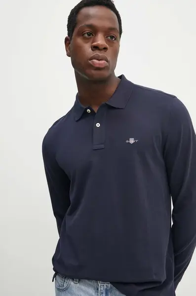 Bavlněné tričko s dlouhým rukávem Gant