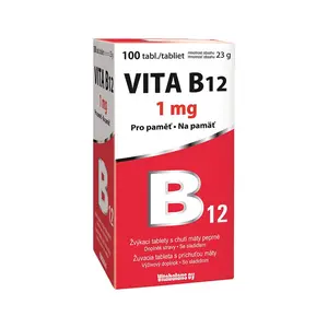 Vitabalans Vita B12 1 mg 100 žvýkacích tablet