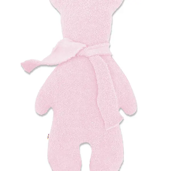 Baby Nellys Mazlík, přítulníček Medvídek Kryštůfek s vakem - růžový