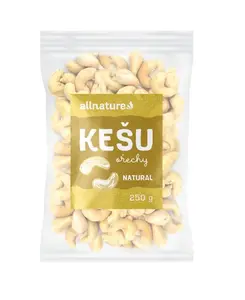 Allnature Kešu jádra 250 g