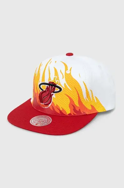 Bavlněná baseballová čepice Mitchell&Ness MIAMI HEAT