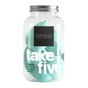Gabriella Salvete Take Five Sponge mix Green kosmetické houbičky 5 ks
