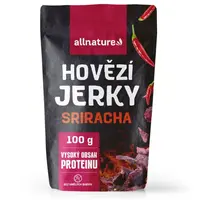 Allnature BEEF Sriracha Jerky sušené hovězí maso 100 g