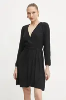Šaty Armani Exchange černá barva, mini, 6DYA21 YN4VZ
