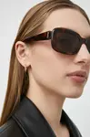 Sluneční brýle Saint Laurent dámské, hnědá barva, SL M130