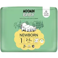 Moomin Baby 1 Newborn 2–5 kg eko pleny 25 ks