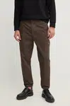 Kalhoty Armani Exchange pánské, zelená barva, 6DZP21 ZN5AZ