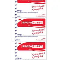 3M Spofaplast 166N Strips 76x51 mm 3 ks