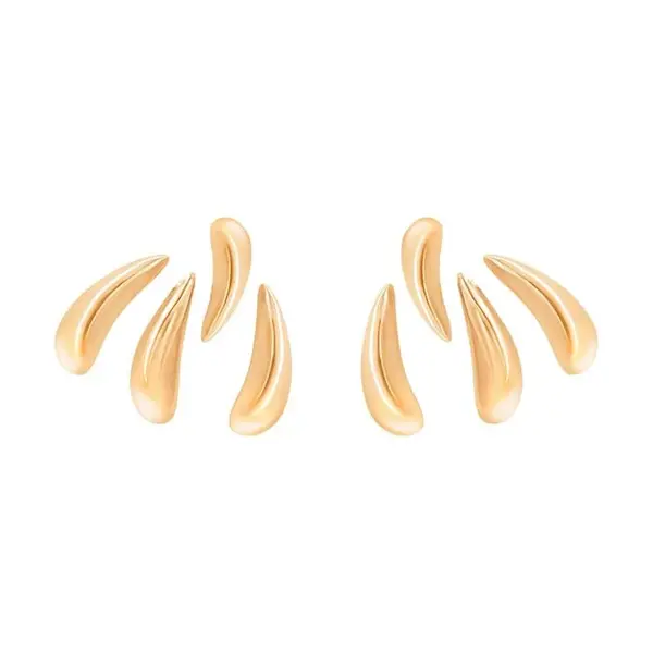 Pozlacené náušnice Lilou Forza