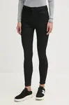 Džíny Pepe Jeans SUPER SKINNY JEANS HW dámské, černá barva, PL204738XM7